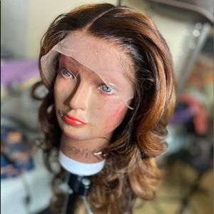 28in Frontal Custom color + Curls unit !